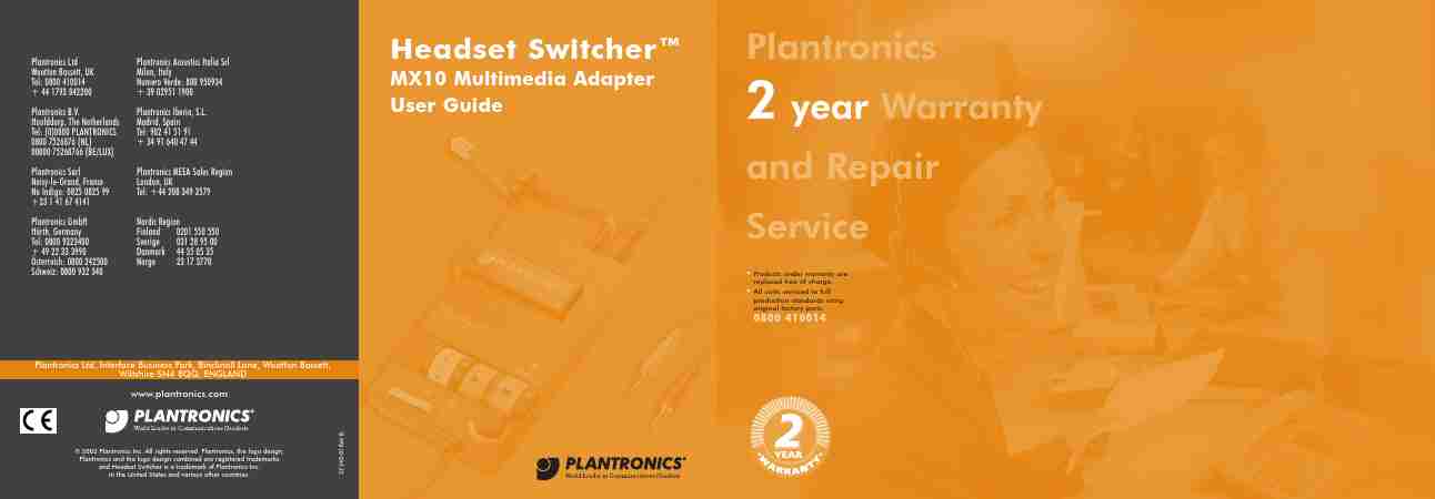 Plantronics Wireless Office Headset MX10-page_pdf